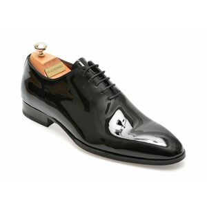 Pantofi eleganti LE COLONEL negri, 42523, din piele naturala lacuita imagine