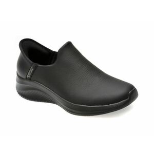 Pantofi casual SKECHERS negri, ULTRA FLEX 3.0, din piele naturala imagine