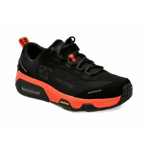 Pantofi sport SKECHERS negri, SKECH-AIR EXTREME V2, din piele intoarsa imagine
