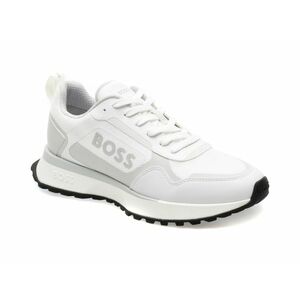 Pantofi sport BOSS albi, 7300, din piele ecologica imagine