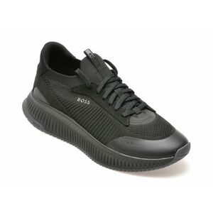 Pantofi sport BOSS negri, 89041, din material textil imagine