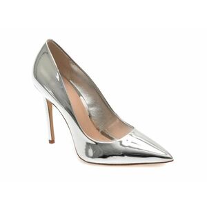 Pantofi eleganti ALDO argintii, CASSEDYNA040, din piele ecologica lacuita imagine