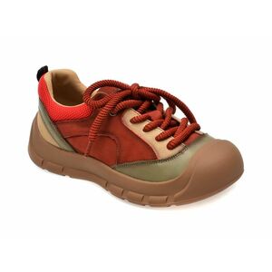 Pantofi casual GRYXX rosii, 7101, din piele naturala imagine