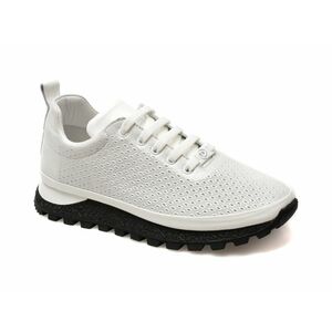 Pantofi sport IMAGE albi, 82900, din piele naturala imagine
