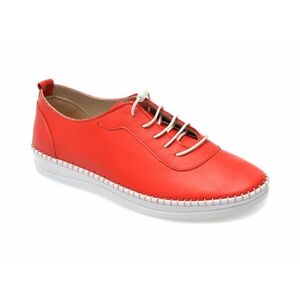 Pantofi casual FLAVIA PASSINI rosii, CS581, din piele naturala imagine