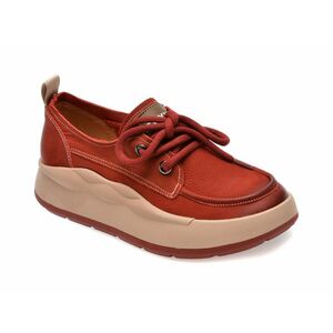 Pantofi casual GRYXX rosii, 63656, din piele naturala imagine