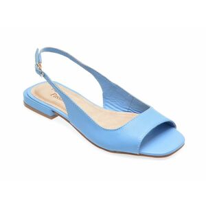 Sandale casual FLAVIA PASSINI albastre, 358504, din piele naturala imagine