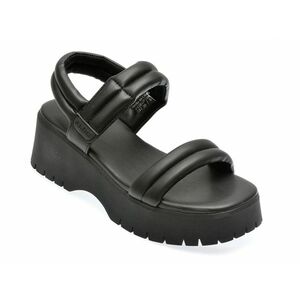 Sandale casual ALDO negre, 13568590, din piele ecologica imagine