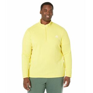 Imbracaminte Barbati adidas Golf 3-Stripes 14 Zip Pullover Impact Yellow Melange imagine