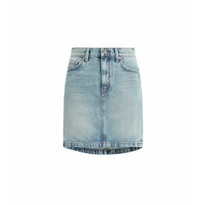 Imbracaminte Femei Hudson Jeans Curved Hem Miniskirt Sterling imagine