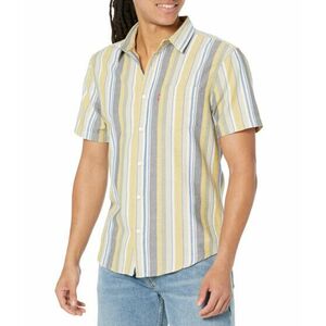 Imbracaminte Barbati Levis Mens Short Sleeve Richmond Shirt Stripe Birch imagine