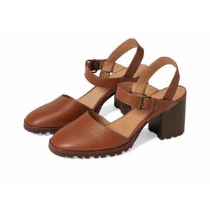 Incaltaminte Femei Madewell The Claudie Heeled Lugsole Mary Jane in Leather Dried Maple imagine