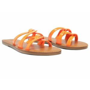 Sandale femei orange imagine