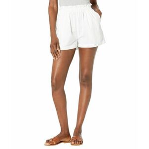 Imbracaminte Femei Monrow Poplin Paperbag Shorts White imagine