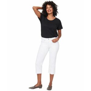 Imbracaminte Femei NYDJ Marilyn Crop Cuff Jeans in Optic White Optic White imagine