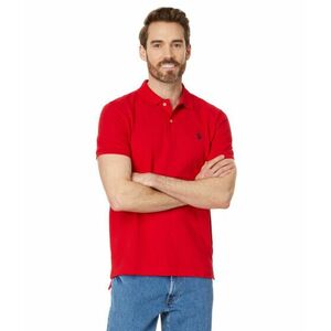 Incaltaminte Femei US POLO ASSN Slim Fit Solid Pique Polo Shirt Engine Red imagine
