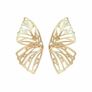 Cercei Lucia, aurii, in forma de fluture - Colectia Glamour imagine