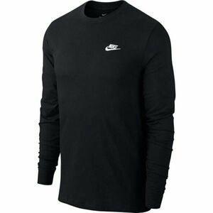 Nike NSW CLUB TEE - LS Tricou de bărbați, negru, mărime imagine