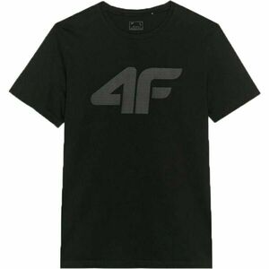 4F T-SHIRT BASIC Tricou pentru bărbați, negru, mărime imagine