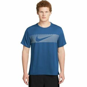 Nike MILER FLASH Tricou alergare bărbați, albastru, mărime imagine