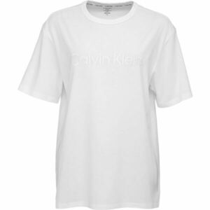 Calvin Klein tricou alb de dama S/S Crew Neck - S imagine