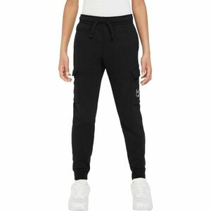 Nike NSW SOS FLC CARGO PANT B Pantaloni de trening băieți, negru, mărime imagine