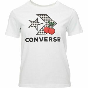 Converse CHERRY STAR CHEVRON INFILL Tricou pentru femei, alb, mărime imagine