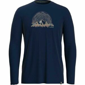 Smartwool NEVER SUMMER MOUNTAINS GRAPHIC Tricou pentru bărbați, albastru închis, mărime imagine