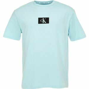 Calvin Klein S/S CREW NECK Tricou pentru bărbați, albastru deschis, mărime imagine