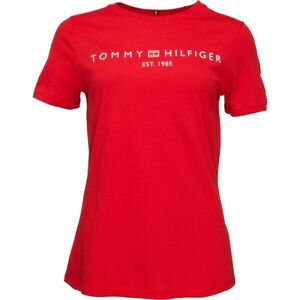 Tommy Hilfiger LOGO CREW NECK Tricou pentru femei, roșu, mărime imagine