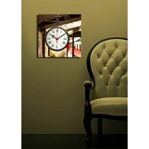 Ceas decorativ de perete Clock Art, 228CLA1603, Multicolor imagine