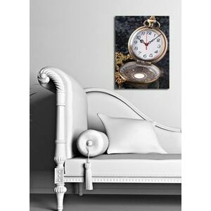 Ceas decorativ de perete Clock Art, 228CLA1630, Multicolor imagine