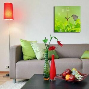Ceas decorativ de perete Home Art, 238HMA3182, 40 x 40 cm, Multicolor imagine