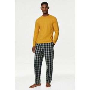 Pijama cu pantaloni in carouri imagine