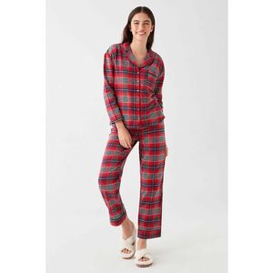 Pijama lunga in carouri imagine