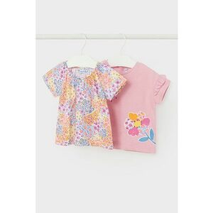 Set de tricouri cu imprimeu floral - 2 piese imagine