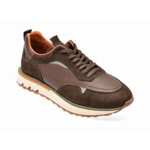 Pantofi sport GRYXX maro, M7109, din piele naturala imagine