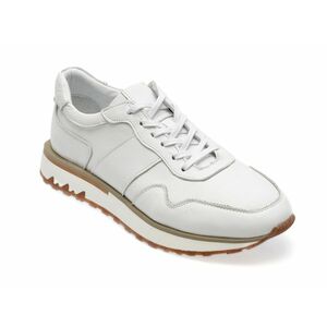 Pantofi casual GRYXX albi, M3064, din piele naturala imagine