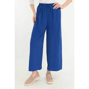 Pantaloni lejeri albastri cu elastic in talie imagine