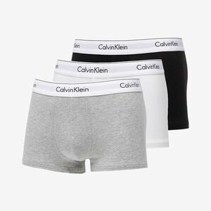 Calvin Klein Modern Cotton Stretch Trunk 3-Pack Black/ White/ Grey Heather imagine