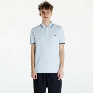 FRED PERRY Twin Tipped Fred Perry Shirt Light Ice/ Cyber Blue/ Midnight Blue imagine