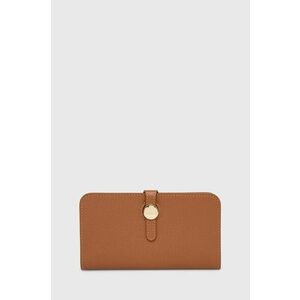 Answear Lab portofel de piele femei, culoarea maro imagine