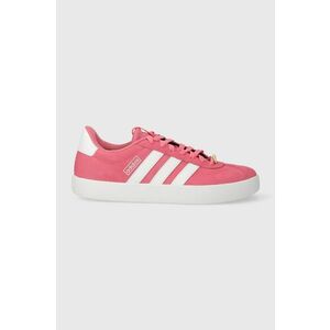 adidas sneakers din piele intoarsă COURT culoarea roz ID9075 imagine