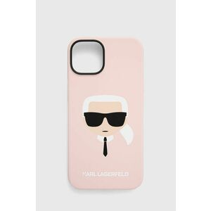 Karl Lagerfeld husa pentru telefon iPhone 14 6, 1" culoarea roz imagine