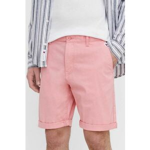 Tommy Jeans pantaloni scurți bărbați, culoarea roz DM0DM18812 imagine