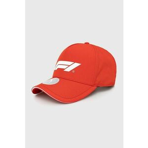 Puma șapcă F1 culoarea roșu, cu imprimeu, 025409 25409 imagine