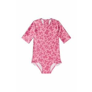 Tous costum de baie dintr-o bucată pentru bebeluși culoarea roz imagine