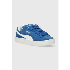 Puma sneakers din piele Suede XL culoarea bleumarin 395205 imagine