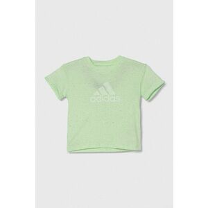 adidas tricou copii culoarea verde, modelator imagine