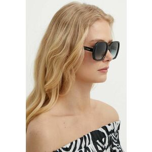 Chloé ochelari de soare femei, culoarea negru, CH0222S imagine